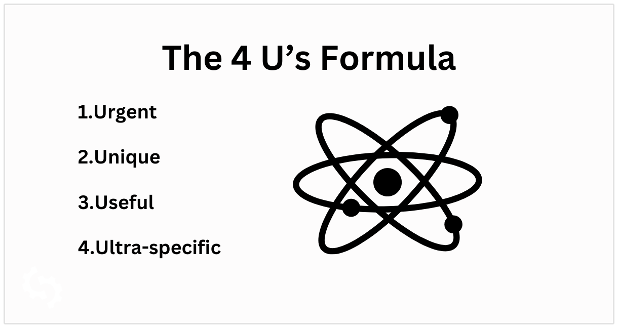 La fórmula de los 4 Us
